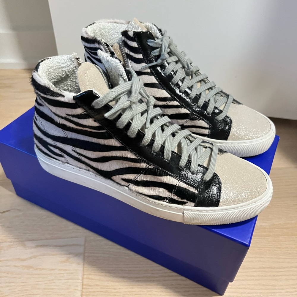P448 Star Zebra High Top Sneaker